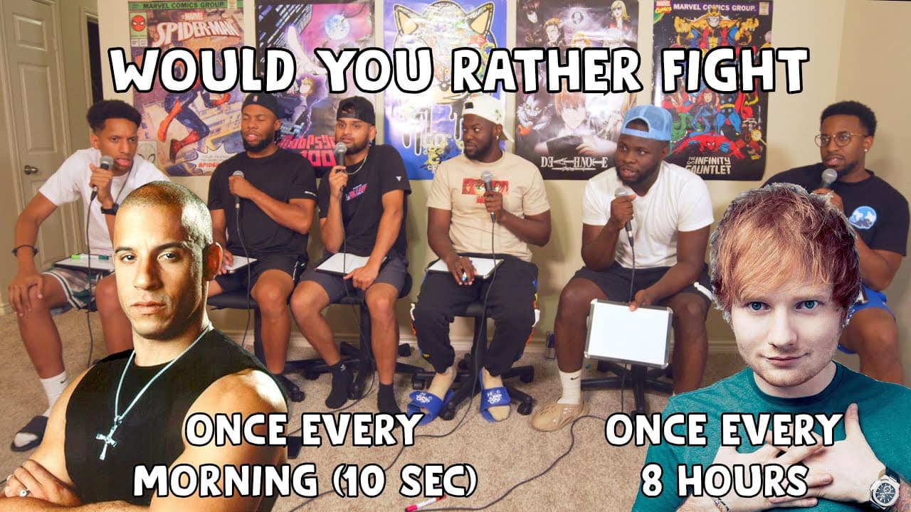 BACK & FORTH - WOULD YOU RATHER: LIVE WITH RATS, ROACHES, OR SNAKES? FIGHT VIN DIESEL OR ED SHEERAN?