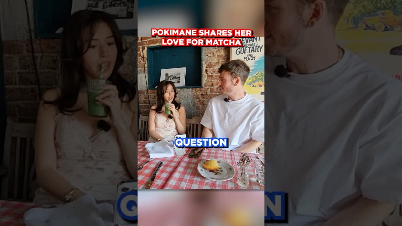 Pokimane Shares Her Love for Matcha