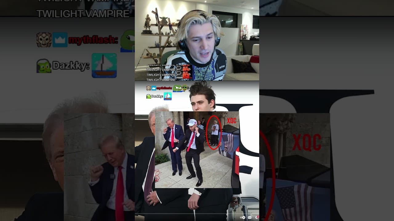 xqc talked with barron trump