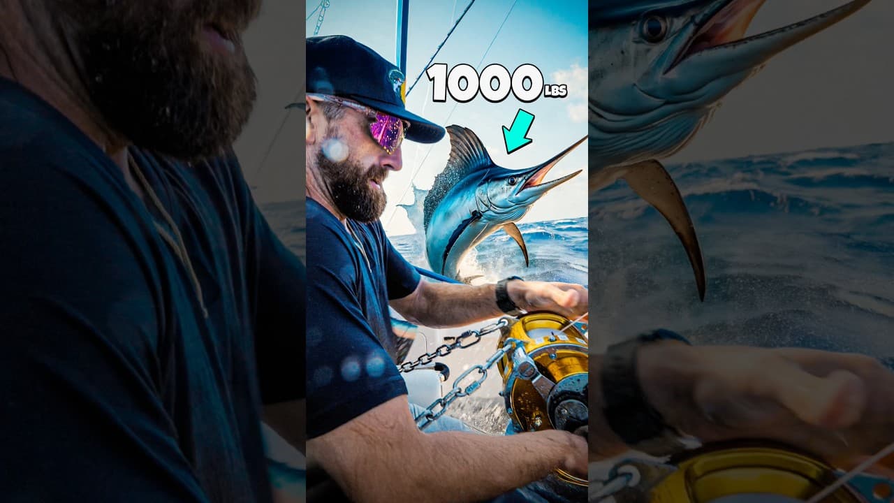 INSANE BATTLE WITH 1000lb FISH!