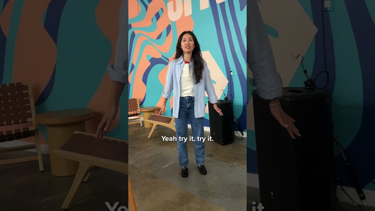 Trying to jump without using our knees