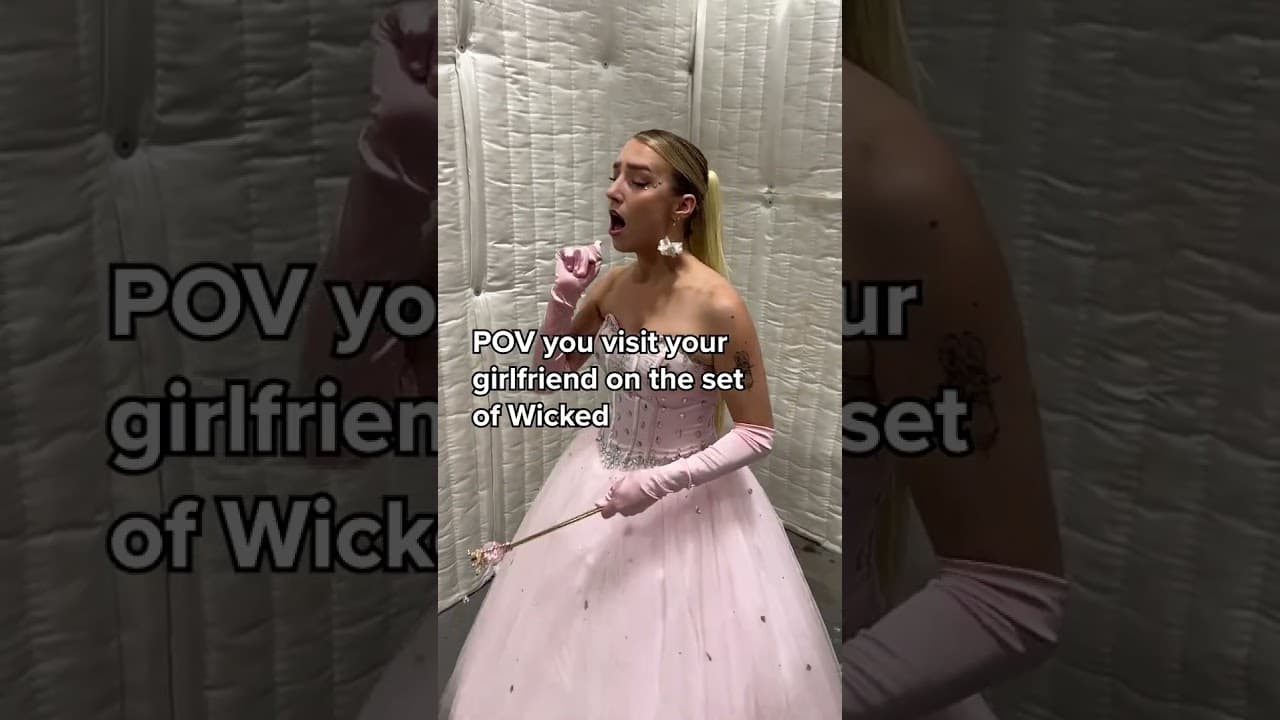 Exclusive bts video from the Wicked set