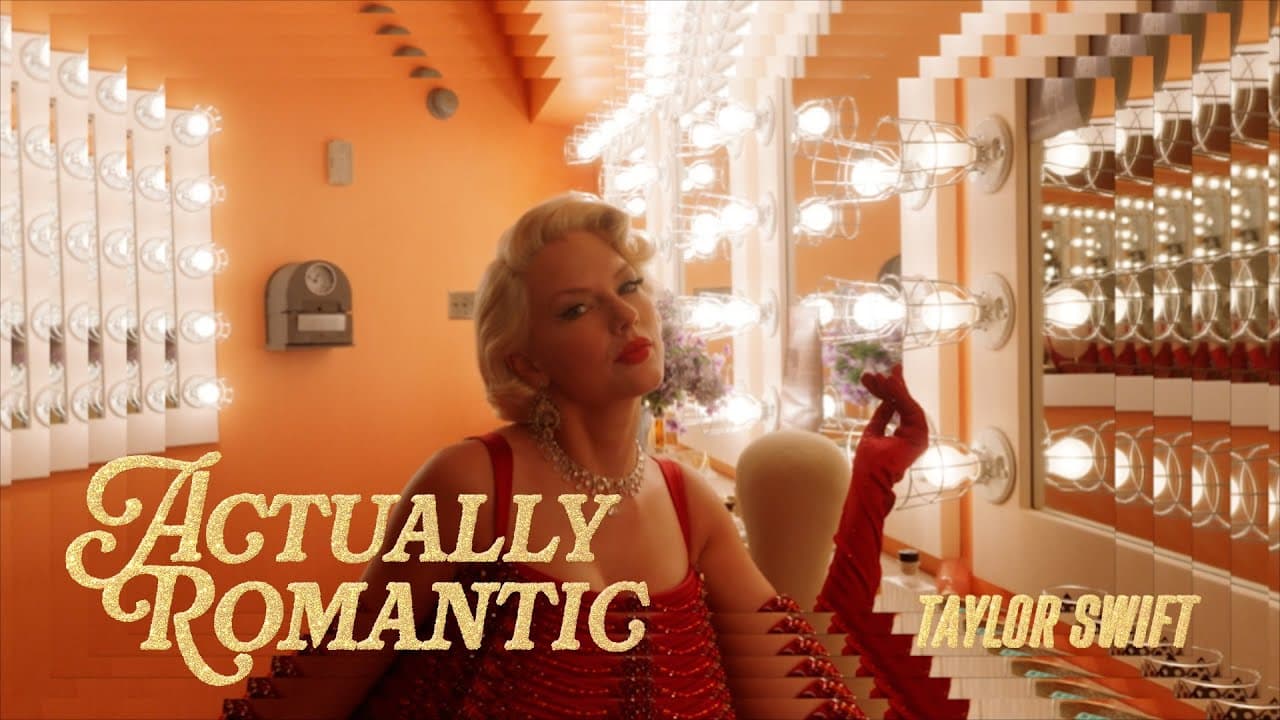 Taylor Swift - Actually Romantic (Lyric Video)
