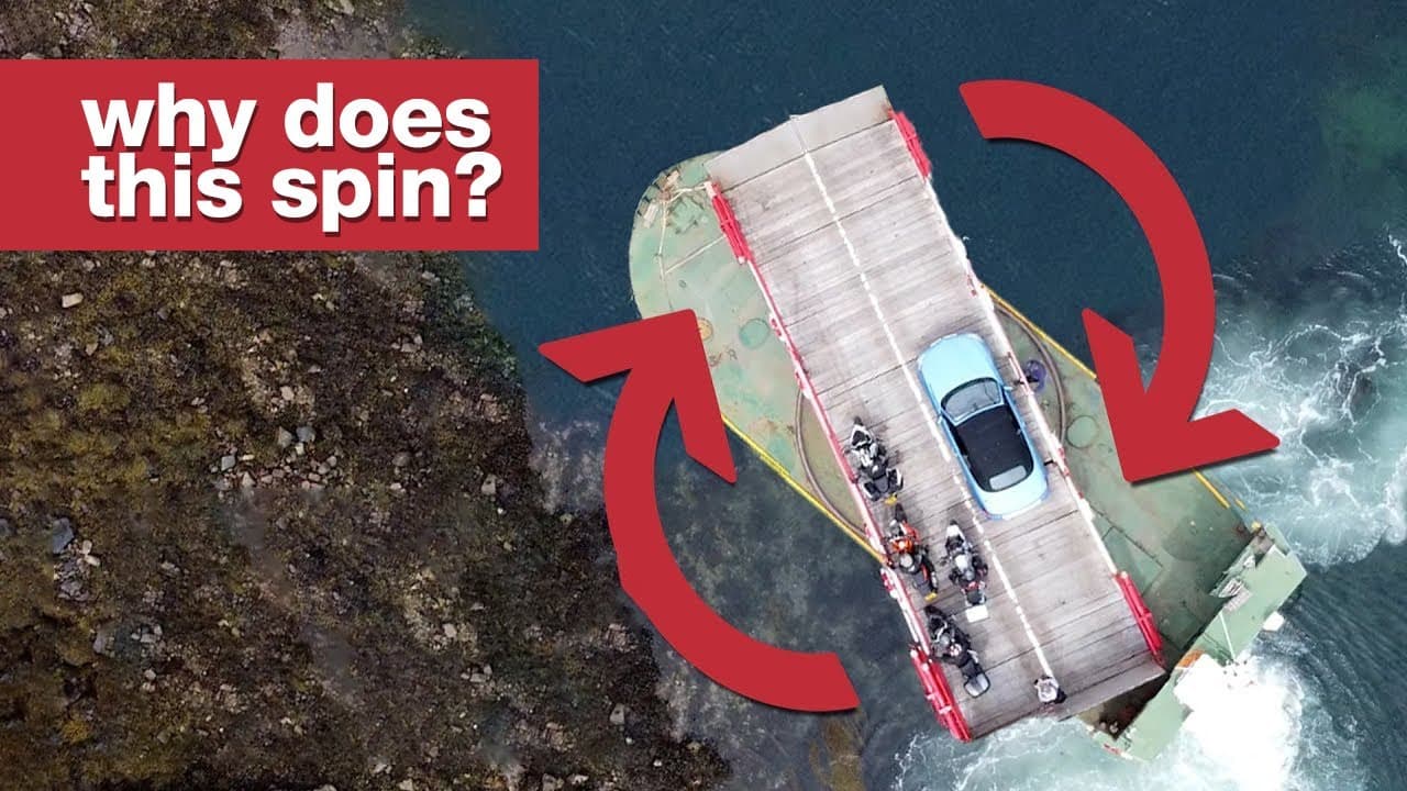 The world's last turntable ferry has a really clever design