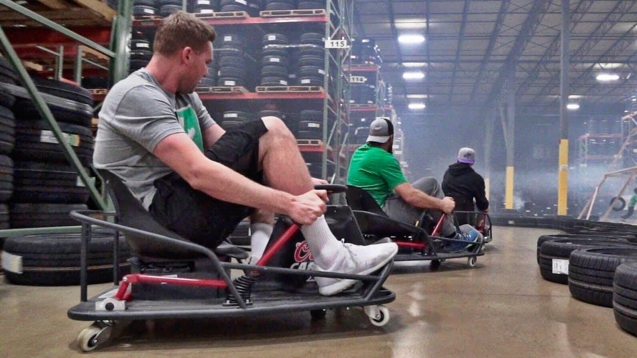 Stunt Driving Battle | Dude Perfect