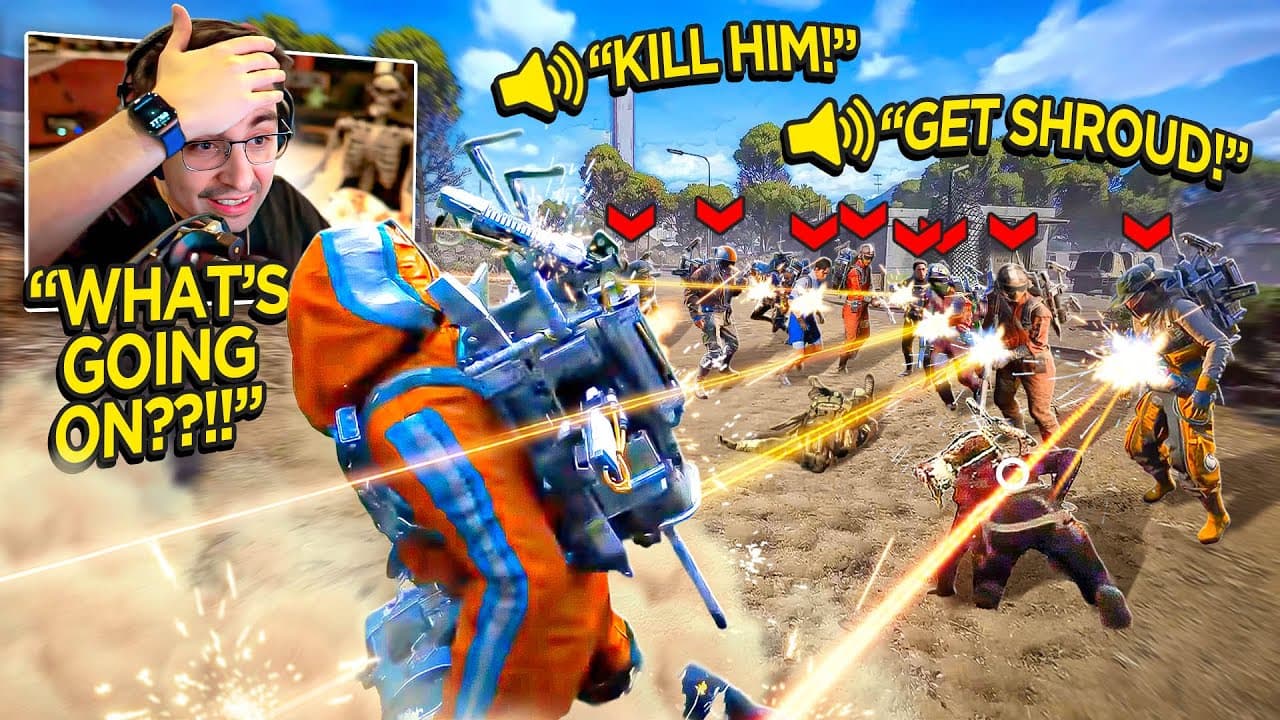 SHROUD FIGHTING THE ENTIRE SERVER IN ARC RAIDERS