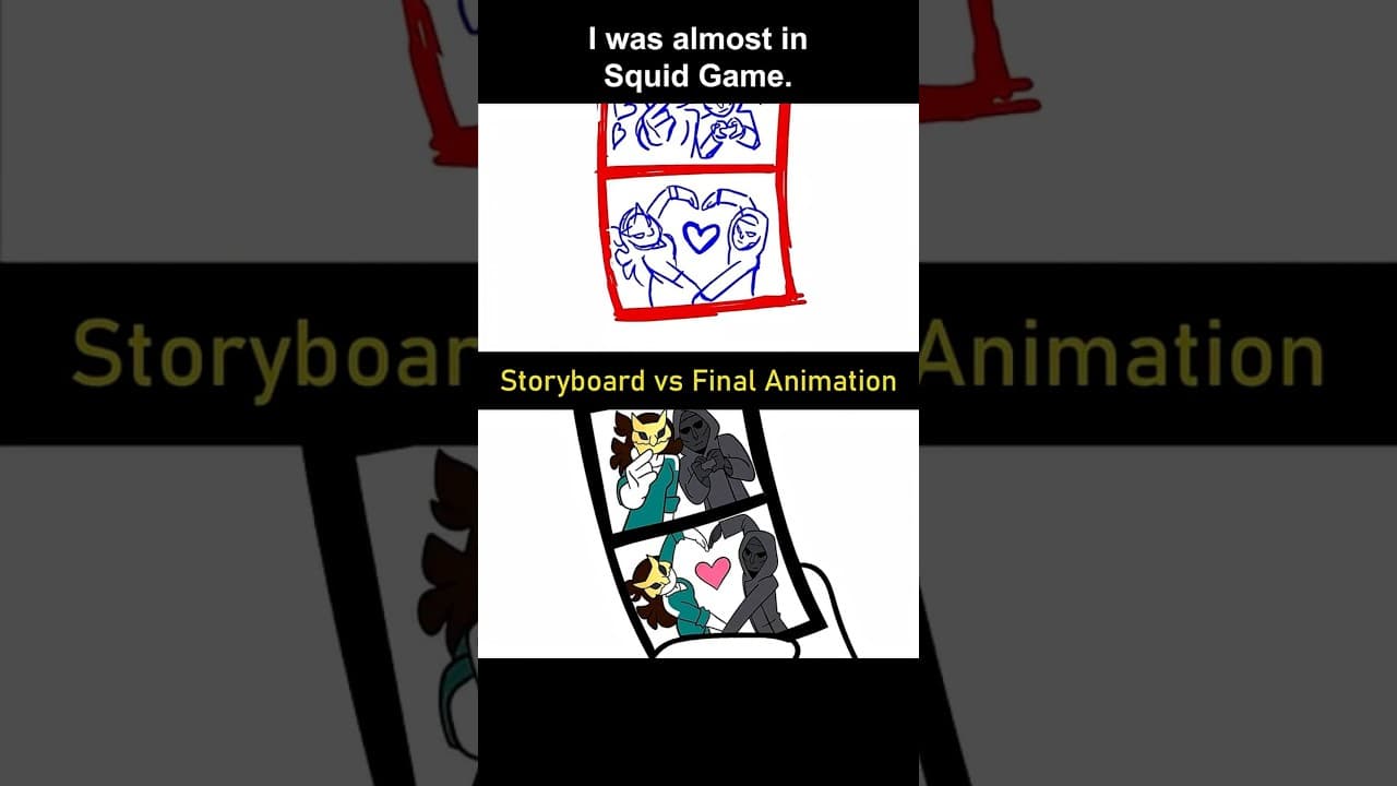 Storyboard vs Animation: I was almost in Squid Game. (shot 22)