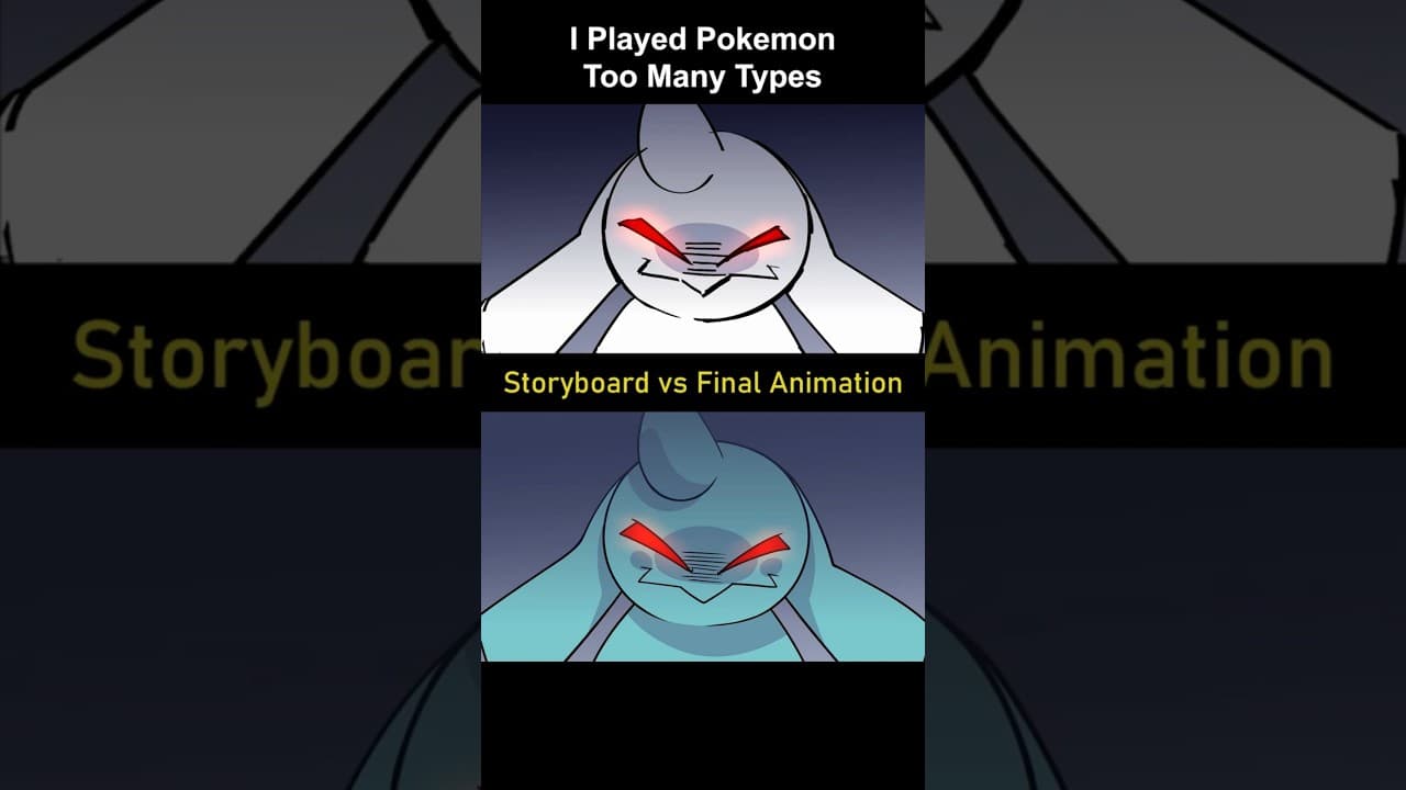 Storyboard vs Animation: Pokemon Too Many Types (shot 31)