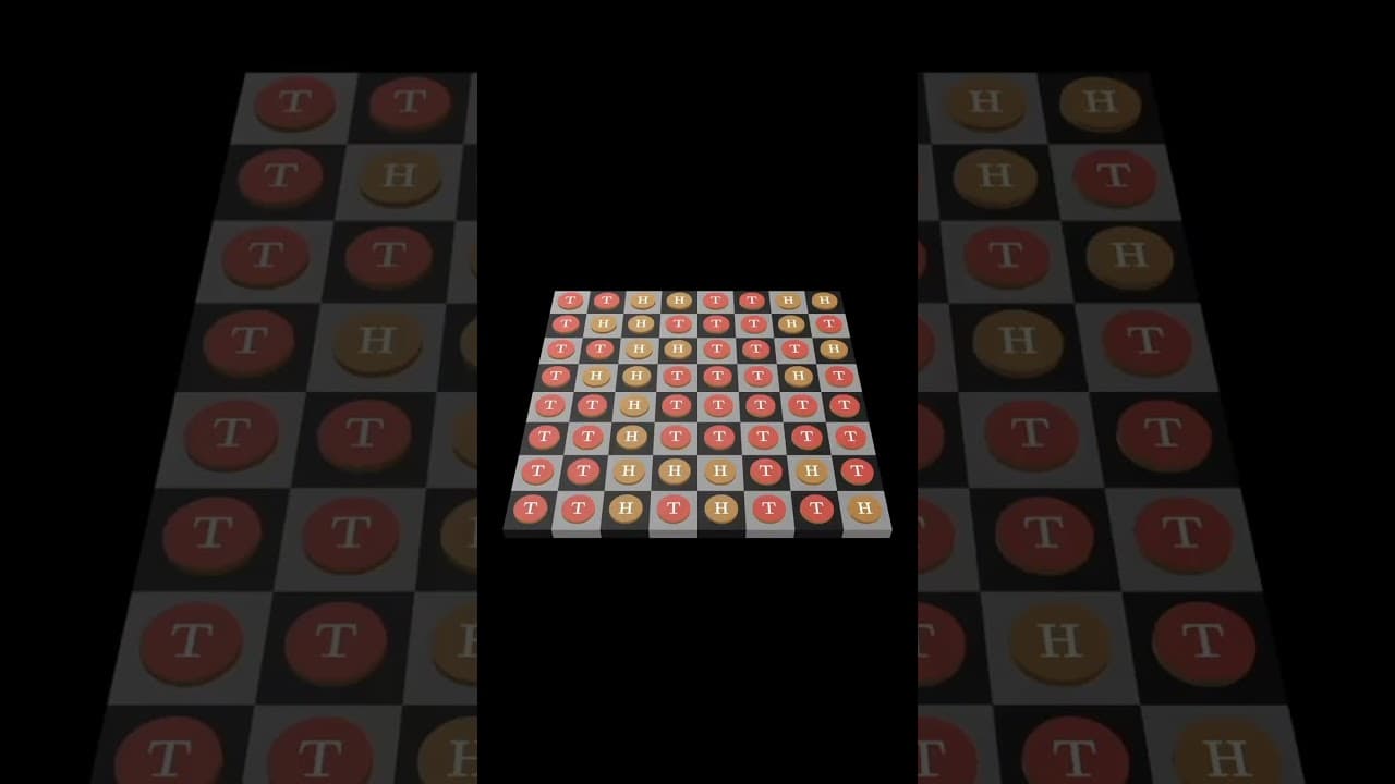 The chessboard and coins puzzle