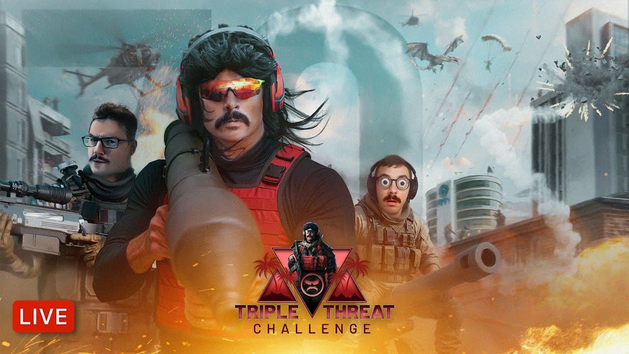 DR DISRESPECT - TRIPLE THREAT CHALLENGE - WARZONE SPECIAL EDITION