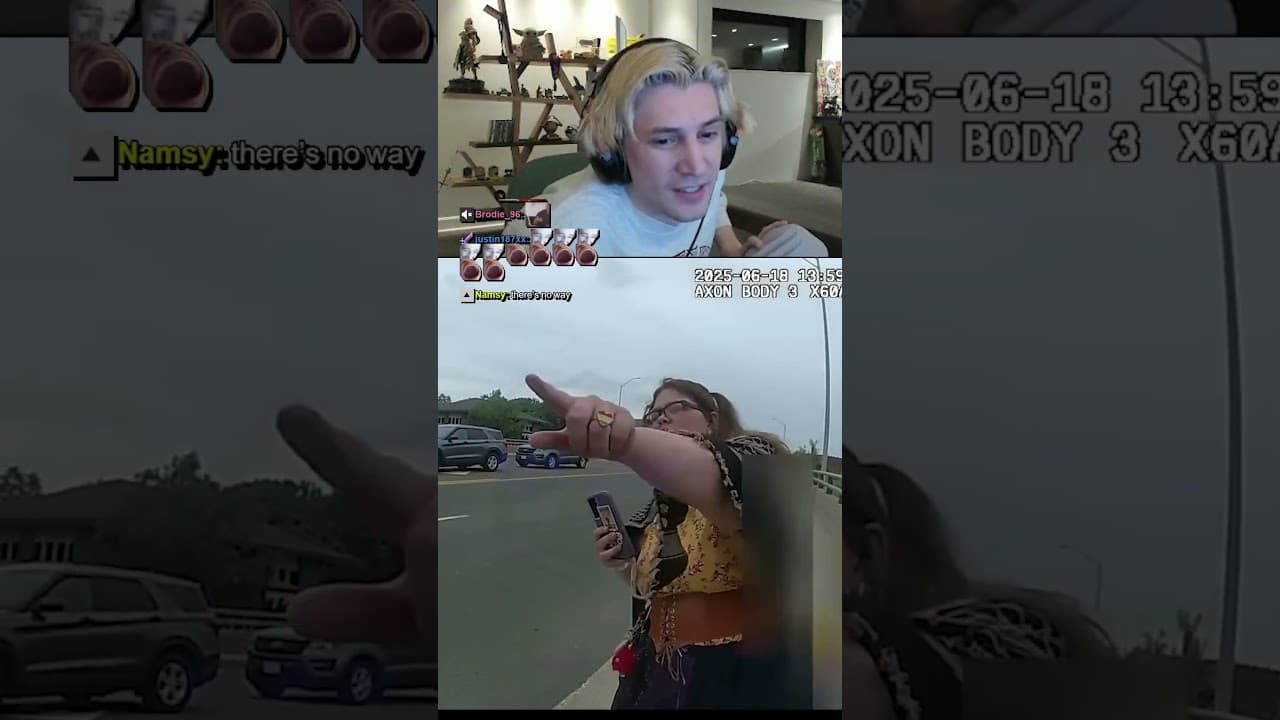 White woman uses her ult