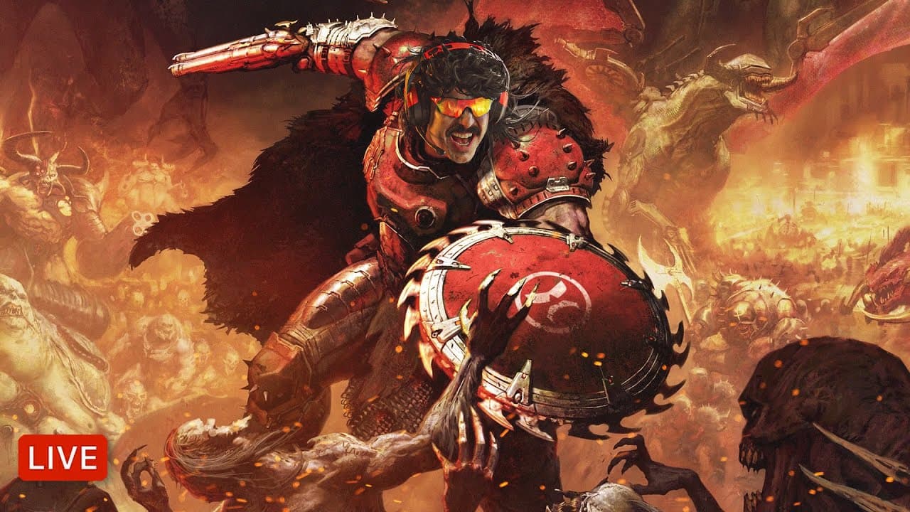 DR DISRESPECT - DOOM: THE DARK AGES - LAUNCH DAY