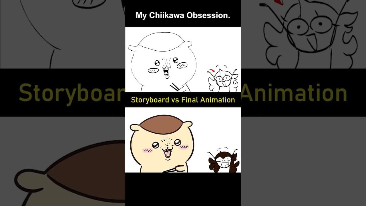 Storyboard vs Animation: My Chiikawa Obsession (shot 9)