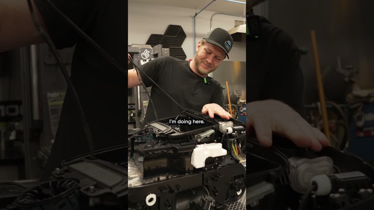 Tearing Apart a Pool Robot