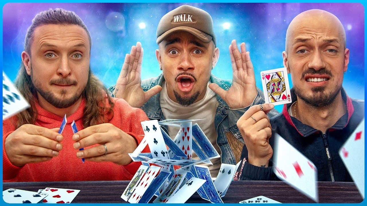 Yvick est le plus drôle. Et le plus nul en château de cartes. Mais le plus drôle.