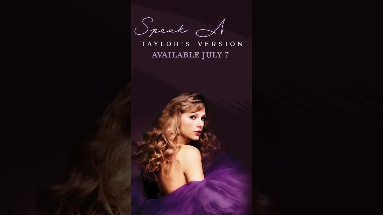 It fills me with such pride & joy to announce that my version of Speak Now will be out July 7 💜💜💜