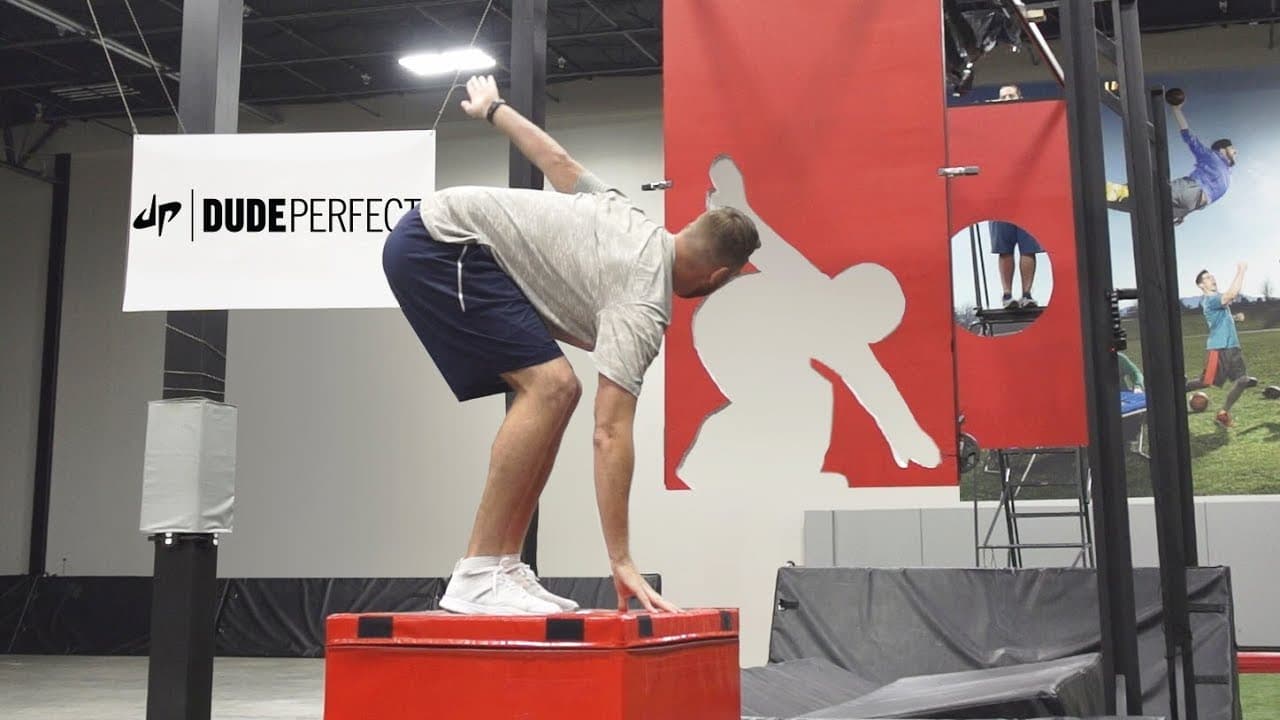 Freeze Frame Football Battle | Dude Perfect