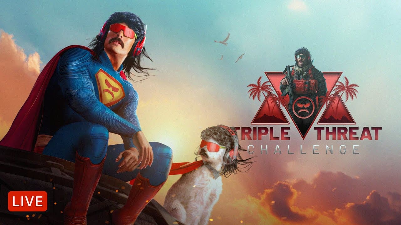 PART 2 - DR DISRESPECT - TRIPLE THREAT CHALLENGE 2025 - WARZONE, FORTNITE, THE FINALS WINS