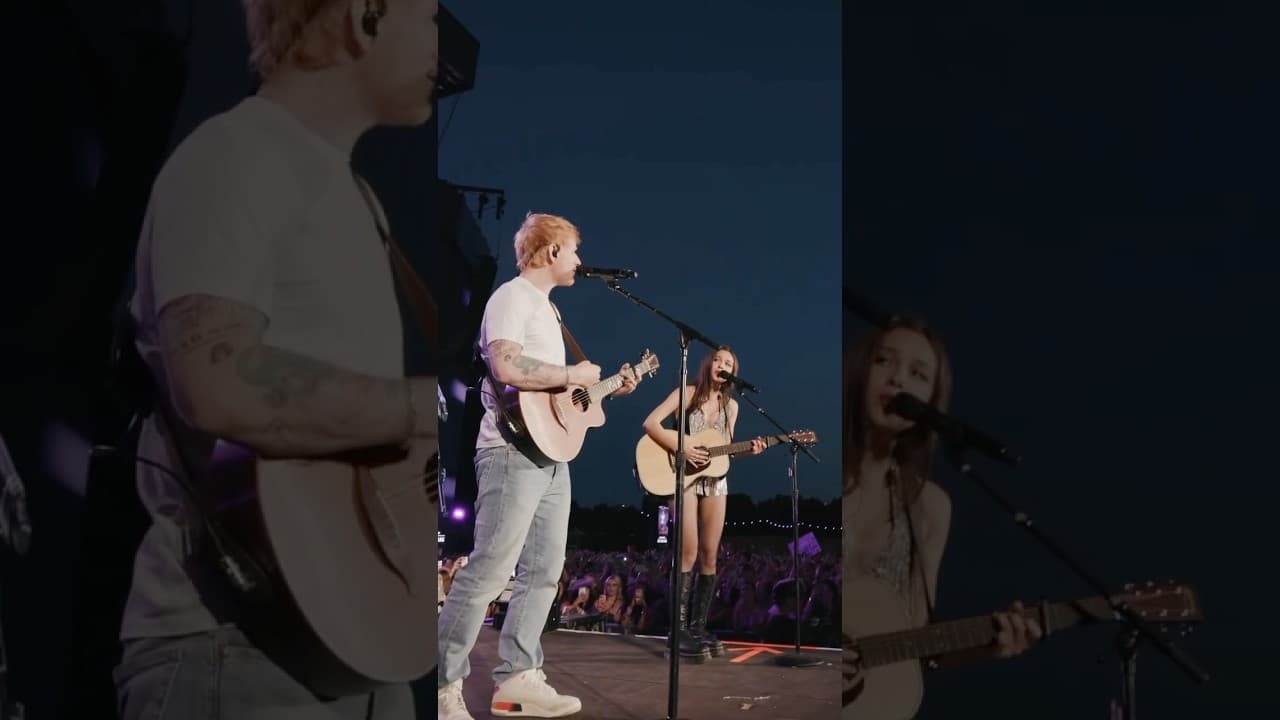 Was gonna go watch Olivia’s show anyway but she hit me and asked to sing The A Team with her.  x