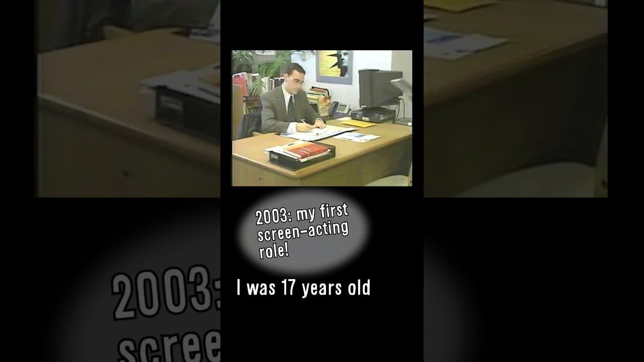 My First Screen-Acting Role. 2003
