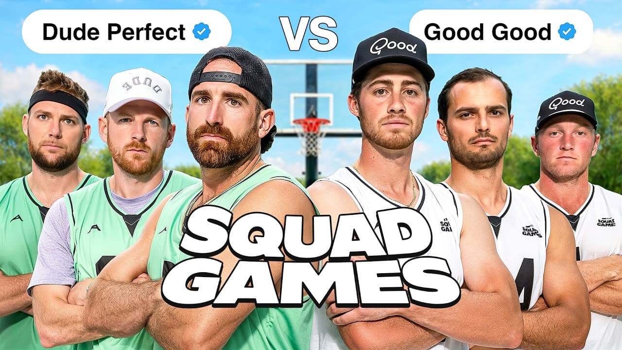 Dude Perfect vs. Good Good in Every Sport | Squad Games