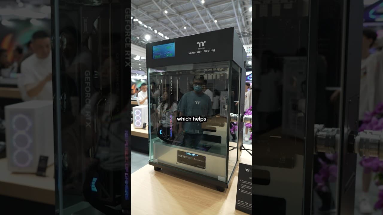 cooling a pc with oil