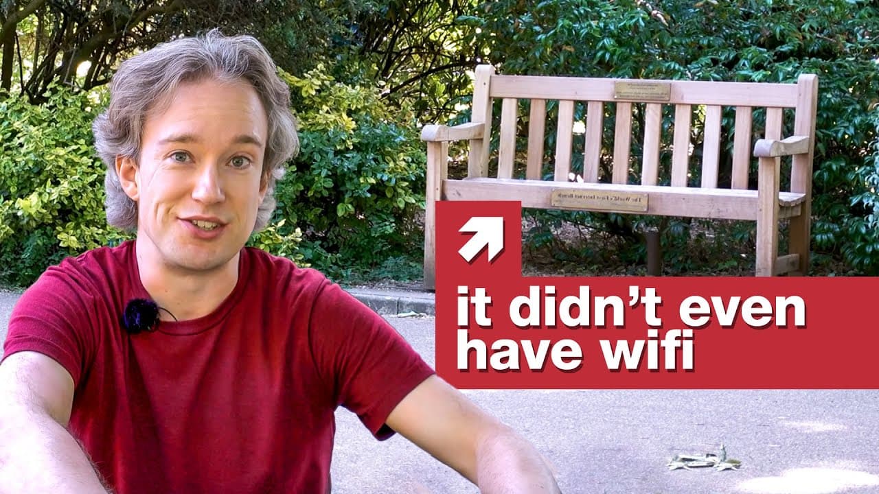 The "first internet bench" probably wasn't