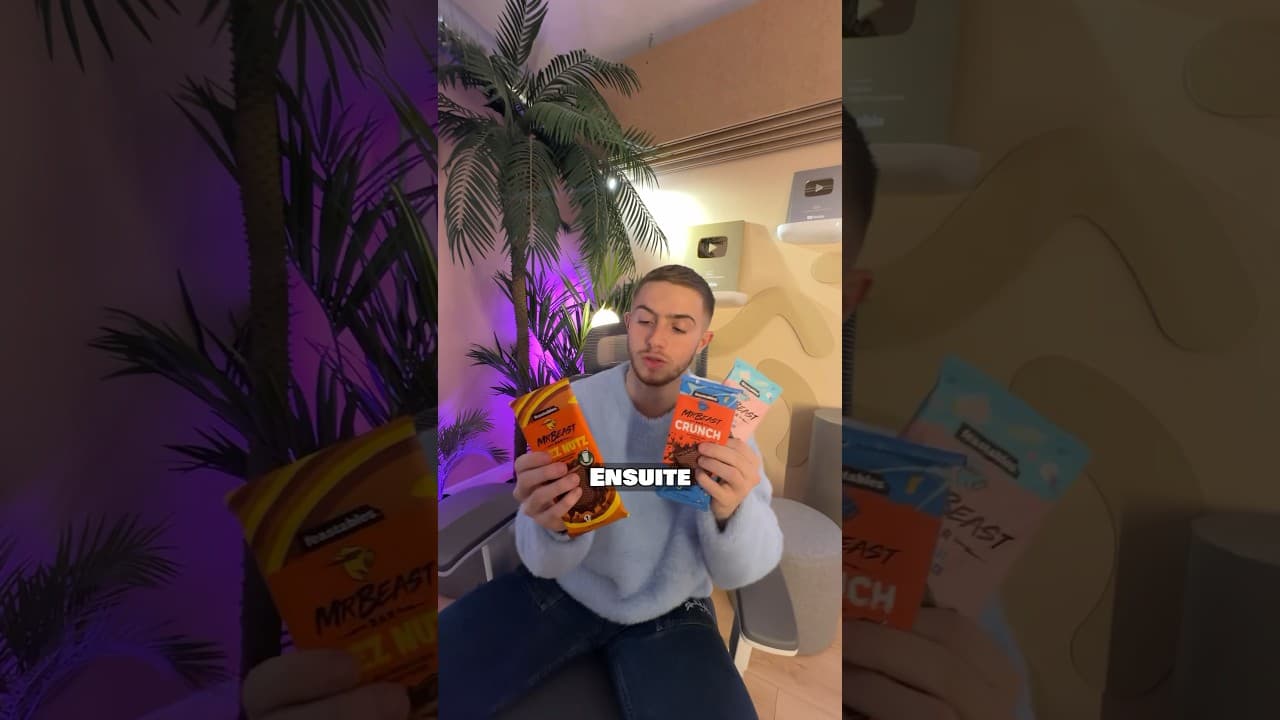 J’AI GOÛTÉ LES CHOCOLATS DE MRBEAST ! (Feastables 🍫😍)
