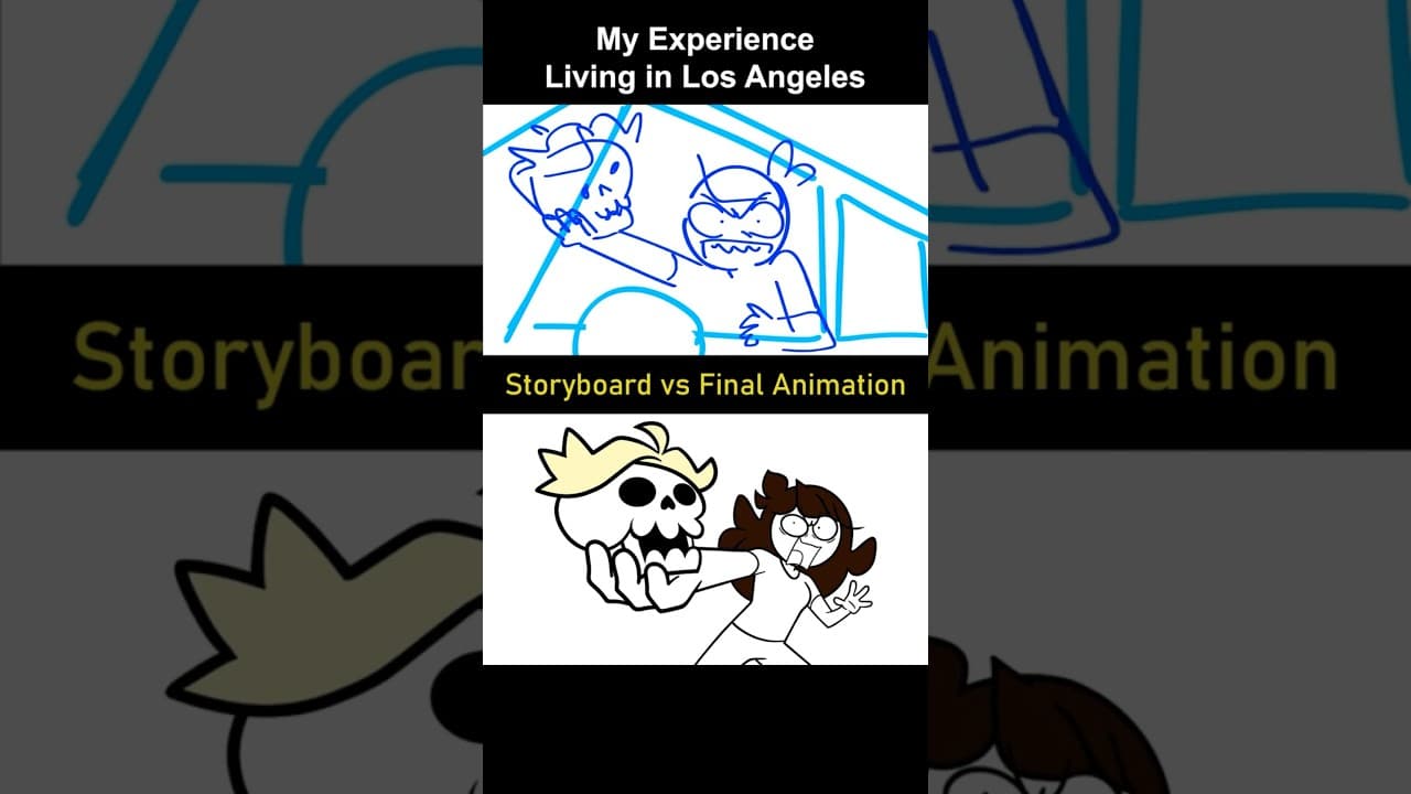 Storyboard vs Animation: Living in Los Angeles (shot 11)