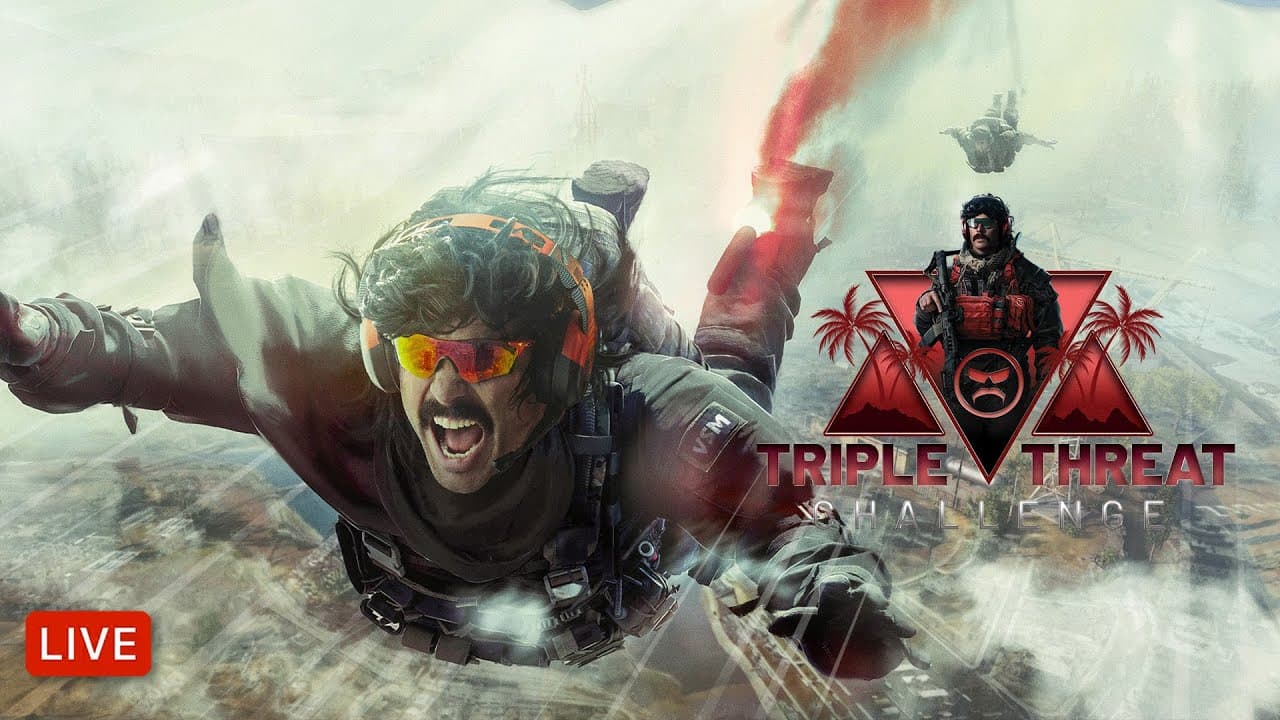 DR DISRESPECT - WARZONE - 3 SOLO WINS CHALLENGE