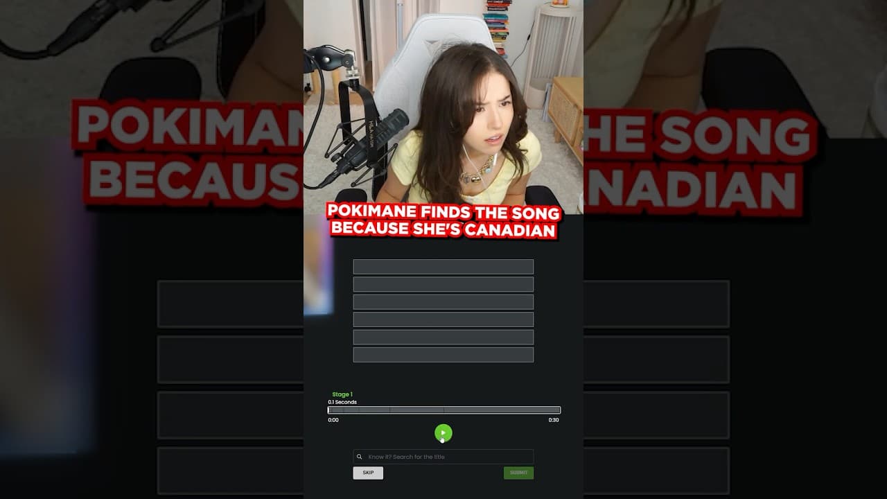 Pokimane Knows THIS Song 🇨🇦