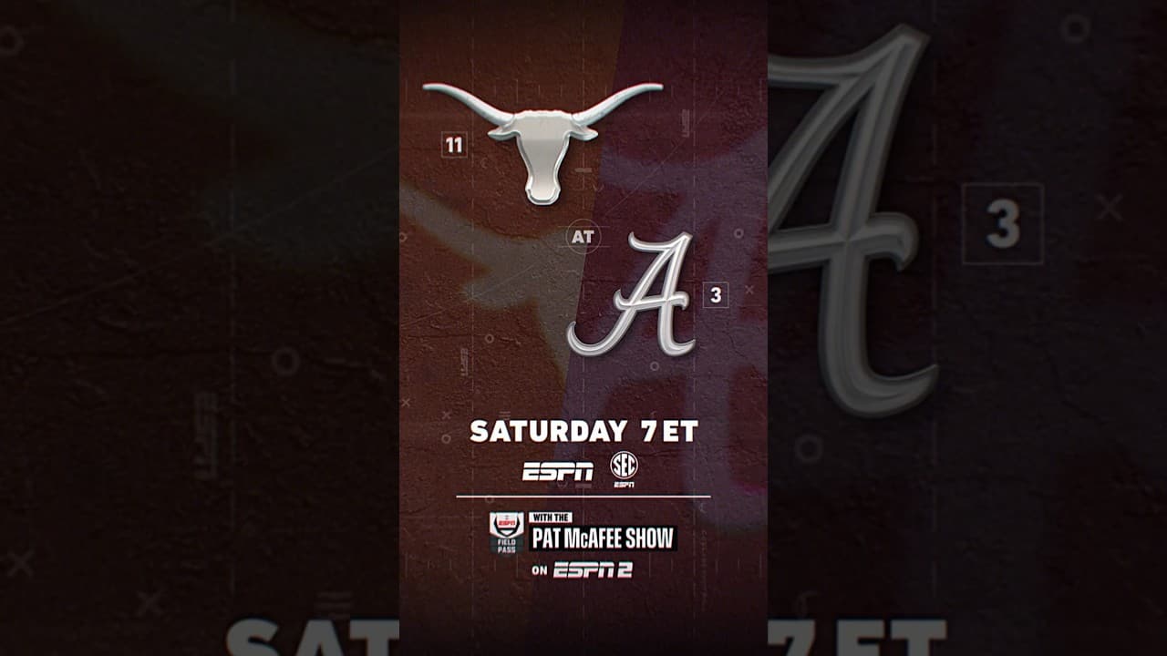 Something Real 🔥 Texas at Alabama, Saturday 7PM ET on @espn
