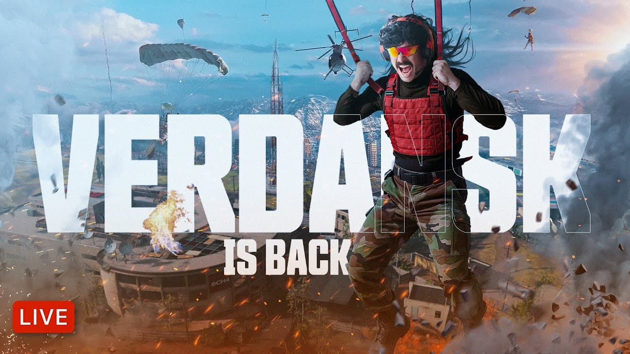 🔴LIVE - DR DISRESPECT - WARZONE - OG VERDANSK