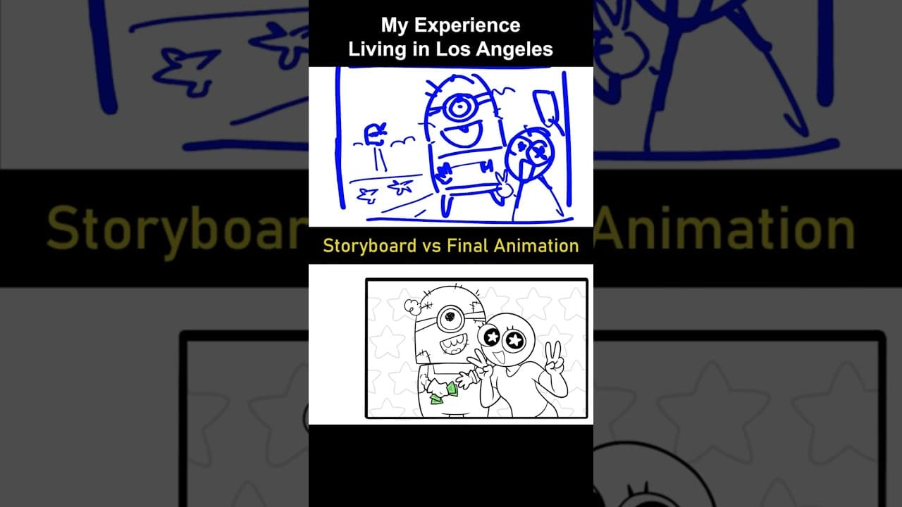 Storyboard vs Animation: Living in Los Angeles (shot 24)