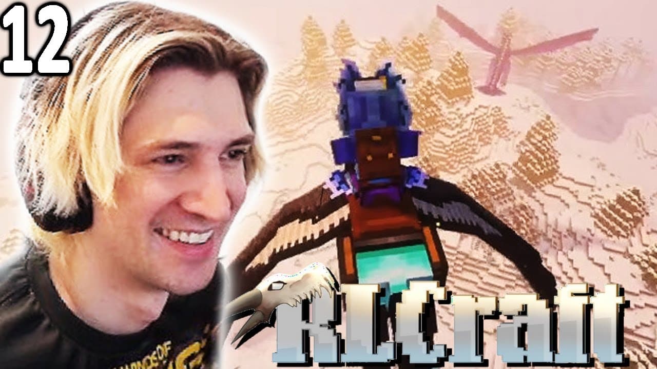 xQc Has Fun Playing RLCRAFT