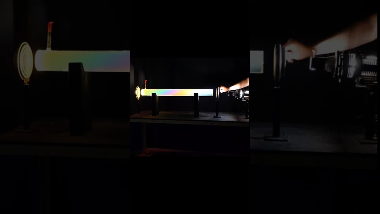 The barber pole optical mystery