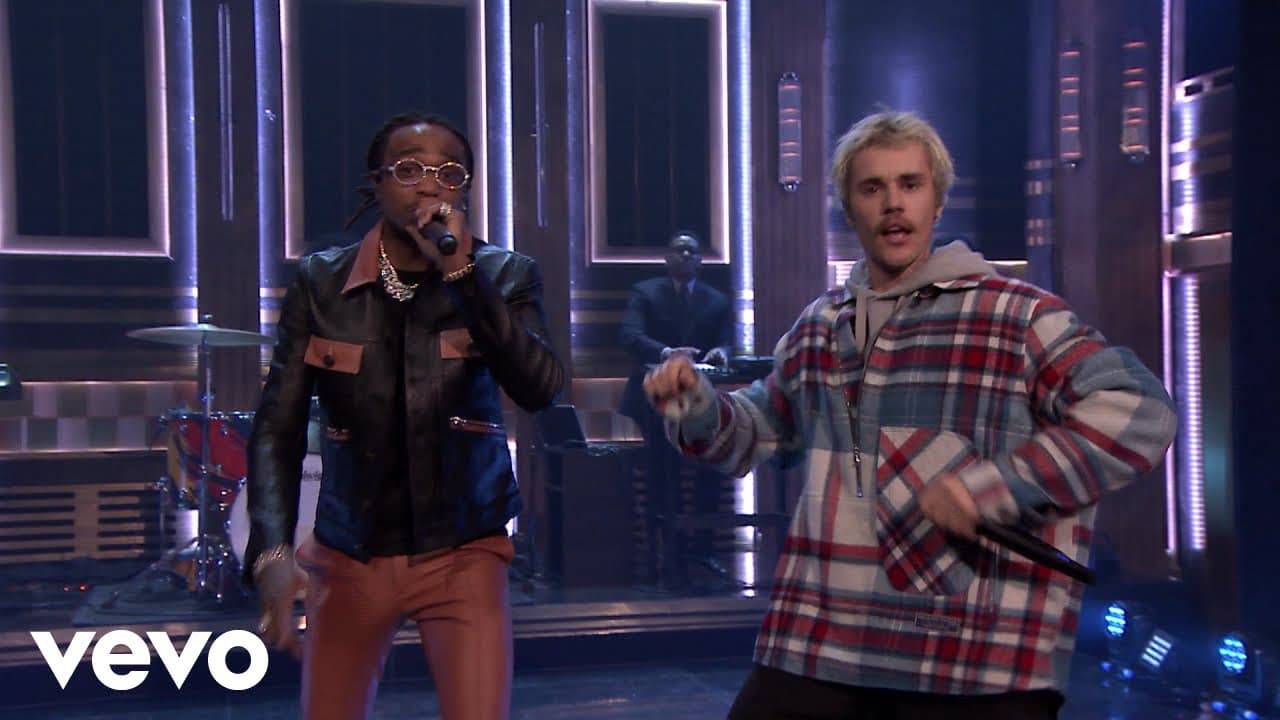 Justin Bieber - Intentions (Live On The Tonight Show Starring Jimmy Fallon / 2020) ft. Quavo