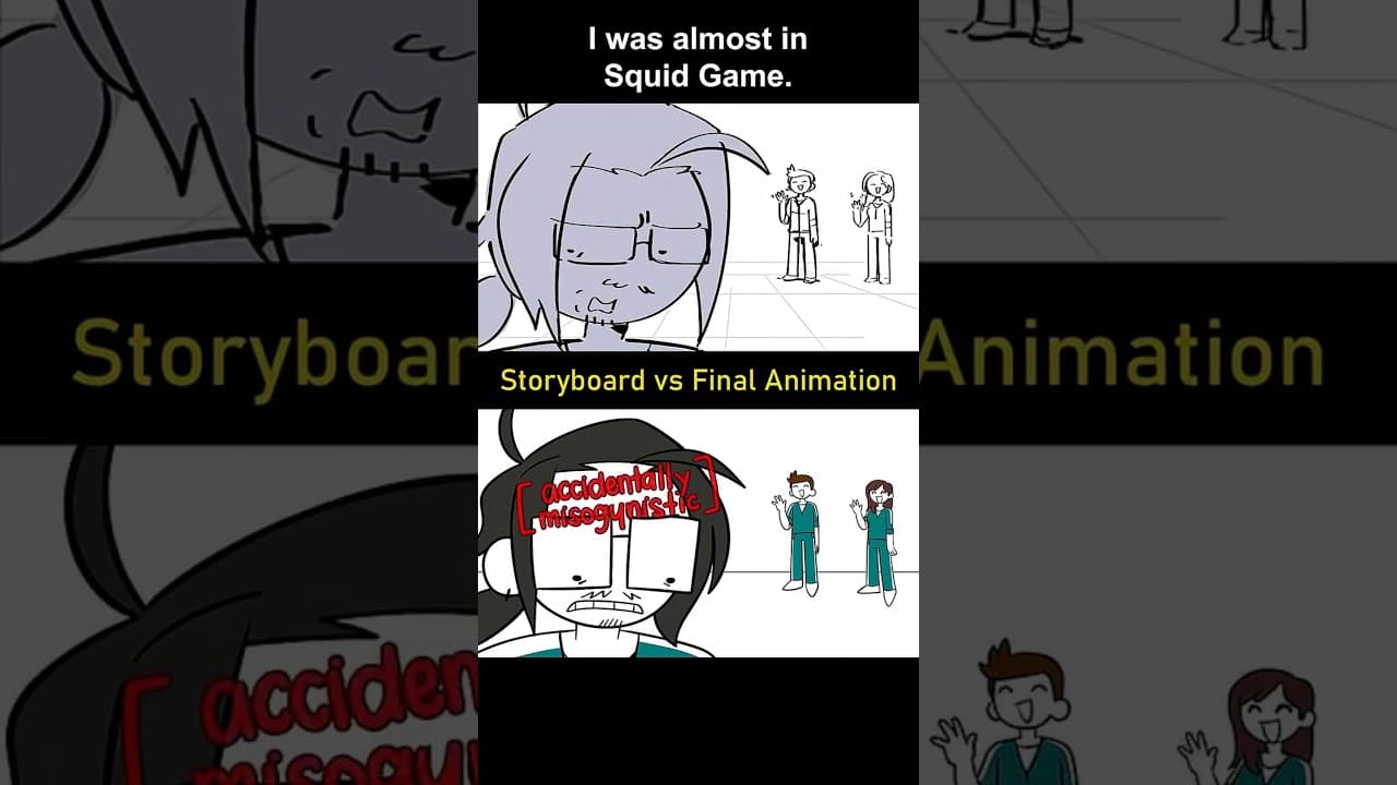 Storyboard vs Animation: I was almost in Squid Game. (shot 12)