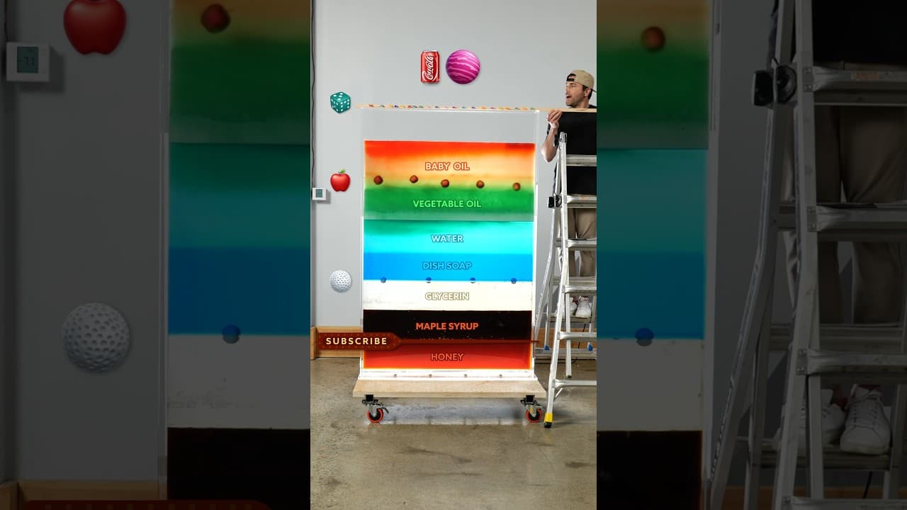 9 different density layers