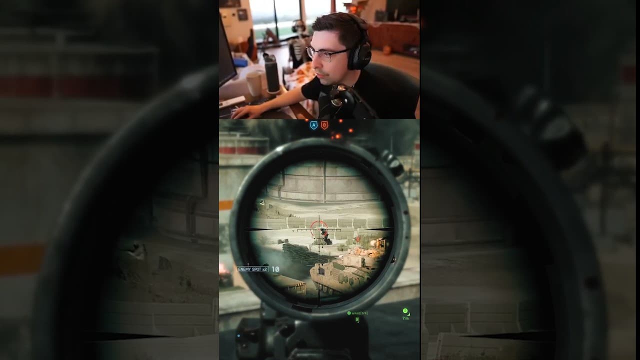 When Shroud Tries Sniping in BF6