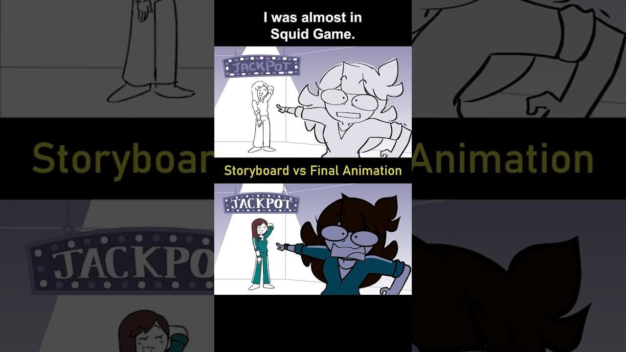 Storyboard vs Animation: I was almost in Squid Game. (shot 11)