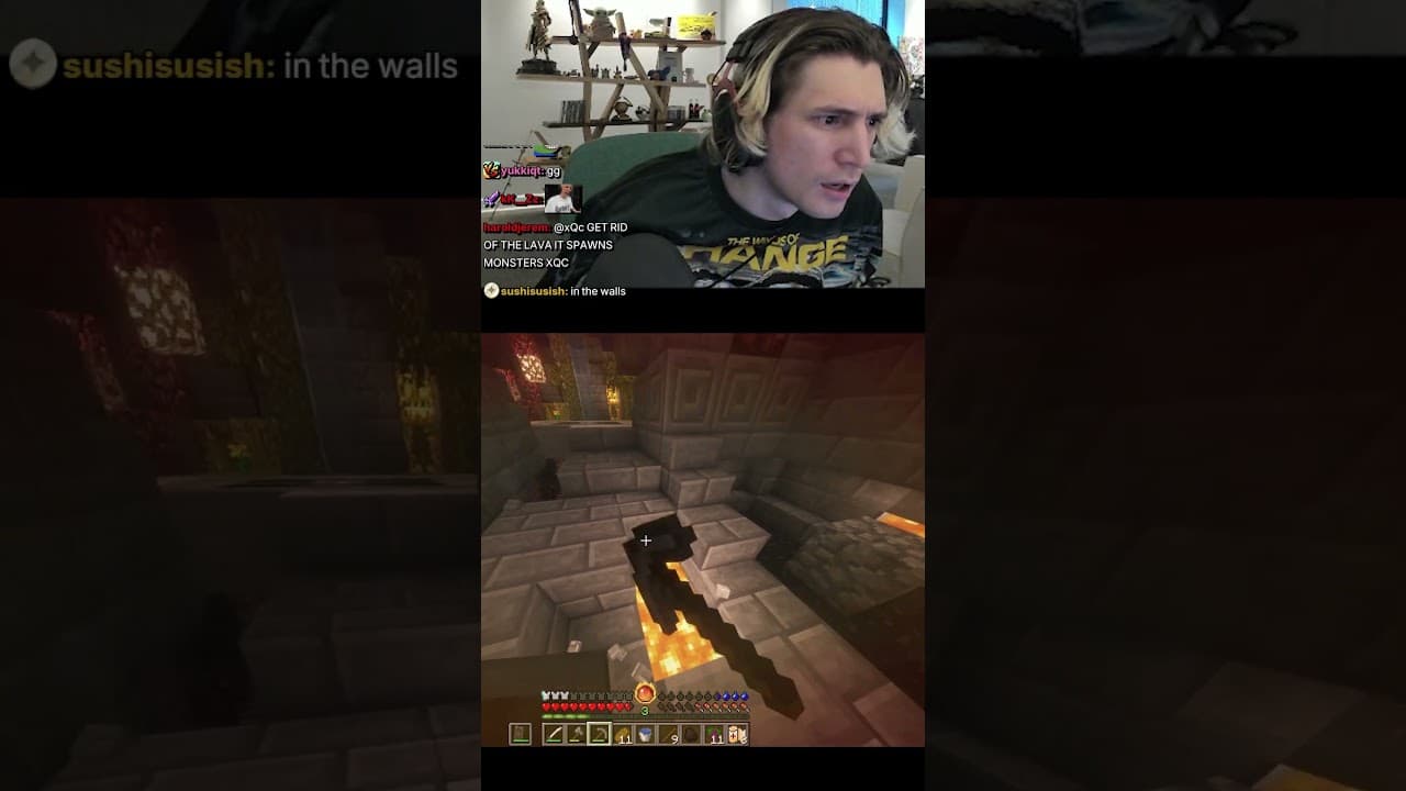 xQc Fears hes being watched in RL Craft