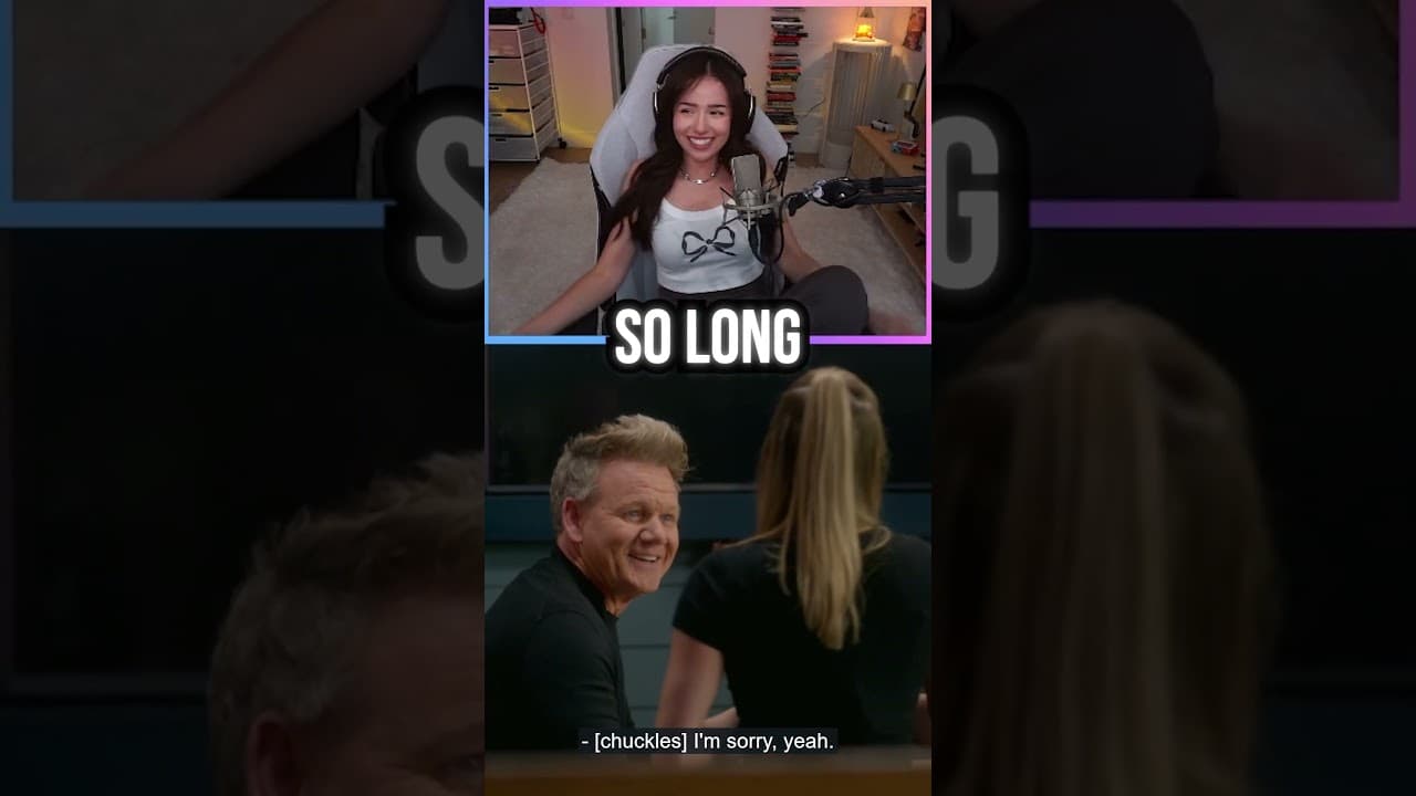 Pokimane Reacts To Gordon Ramsey's Smile