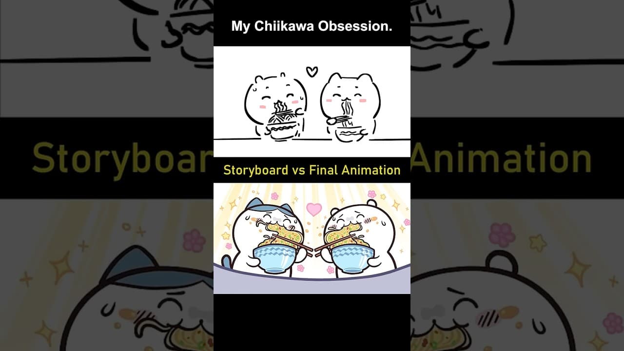 Storyboard vs Animation: My Chiikawa Obsession (shot 11)