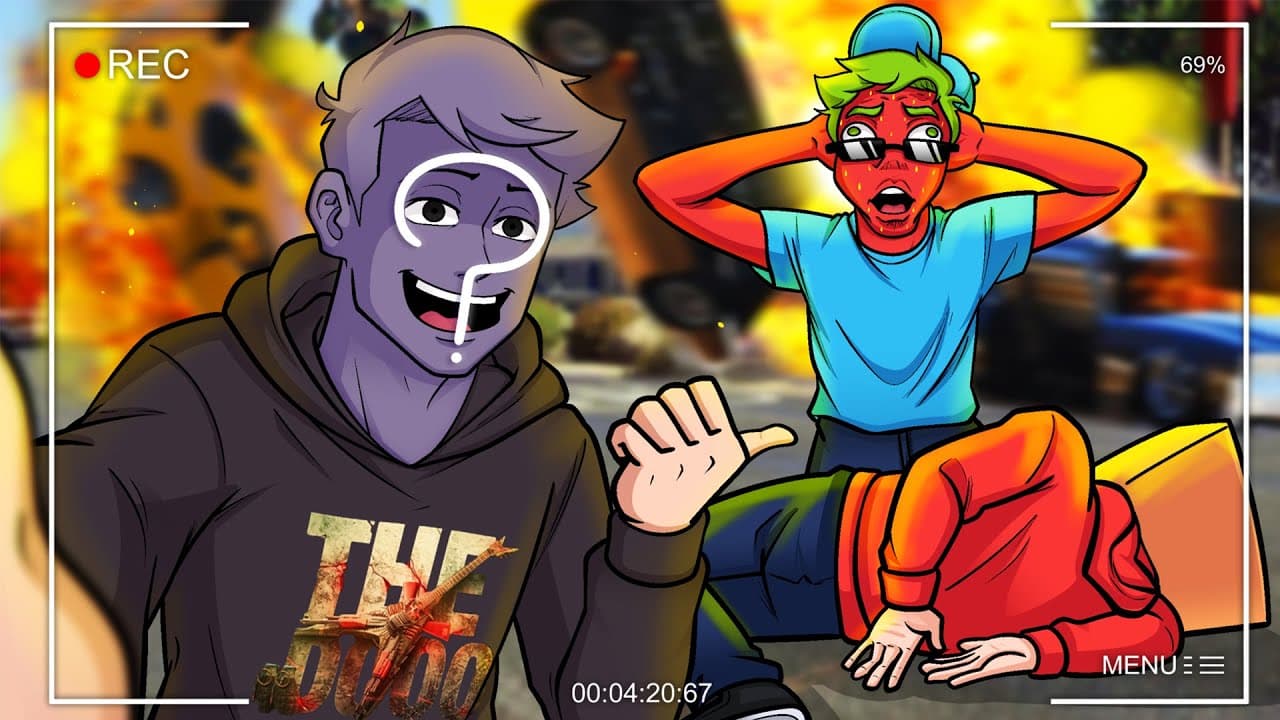 This entire GTA 5 session was a hilarious S**TSHOW