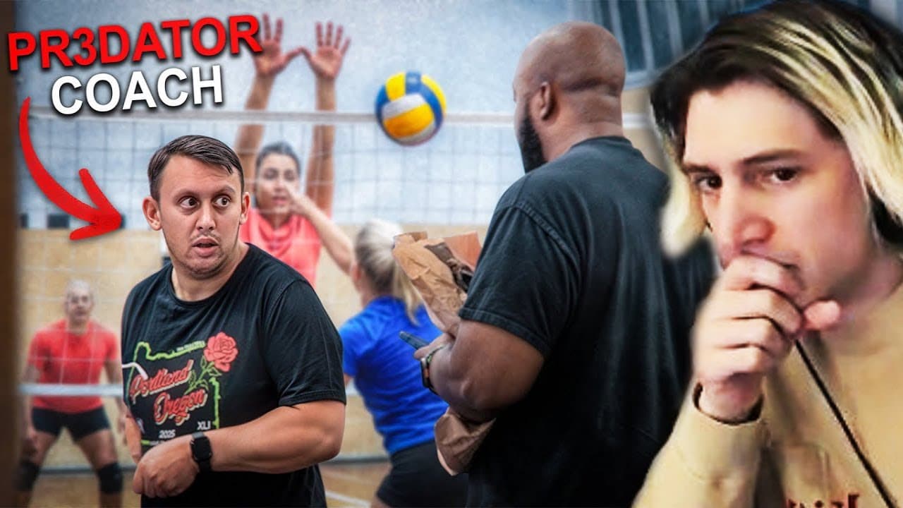 JiDion EXPOSES Volleyball Coach At His Job | xQc Reacts