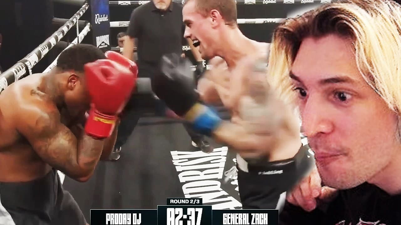 xQc Reacts to ADIN BOXING TOURNAMENT