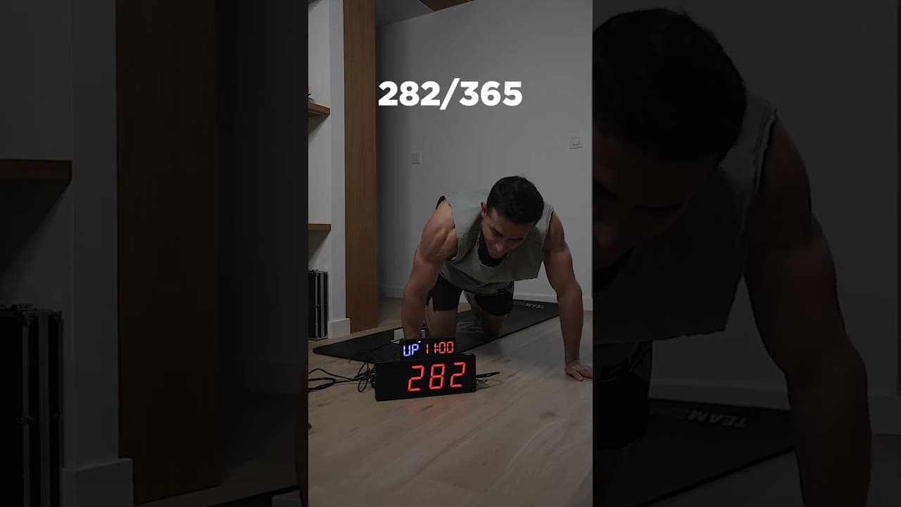 Day 282/365 one more push-up everyday for a whole year !! 🔥