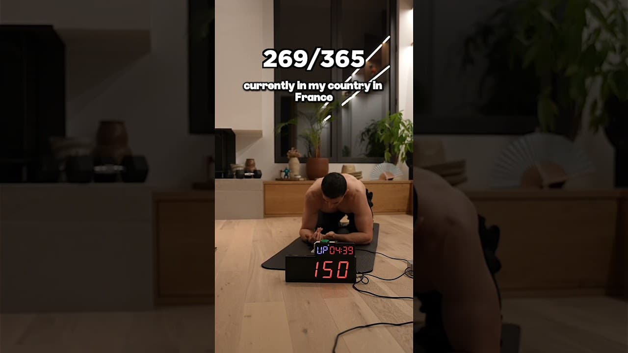 Day 269/365 one more push-up everyday for a whole year !! 😱