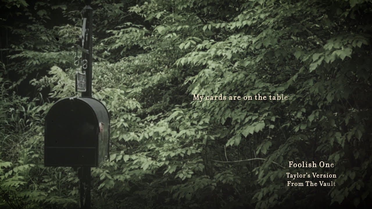 Taylor Swift - Foolish One (Taylor’s Version) (From The Vault) (Lyric Video)